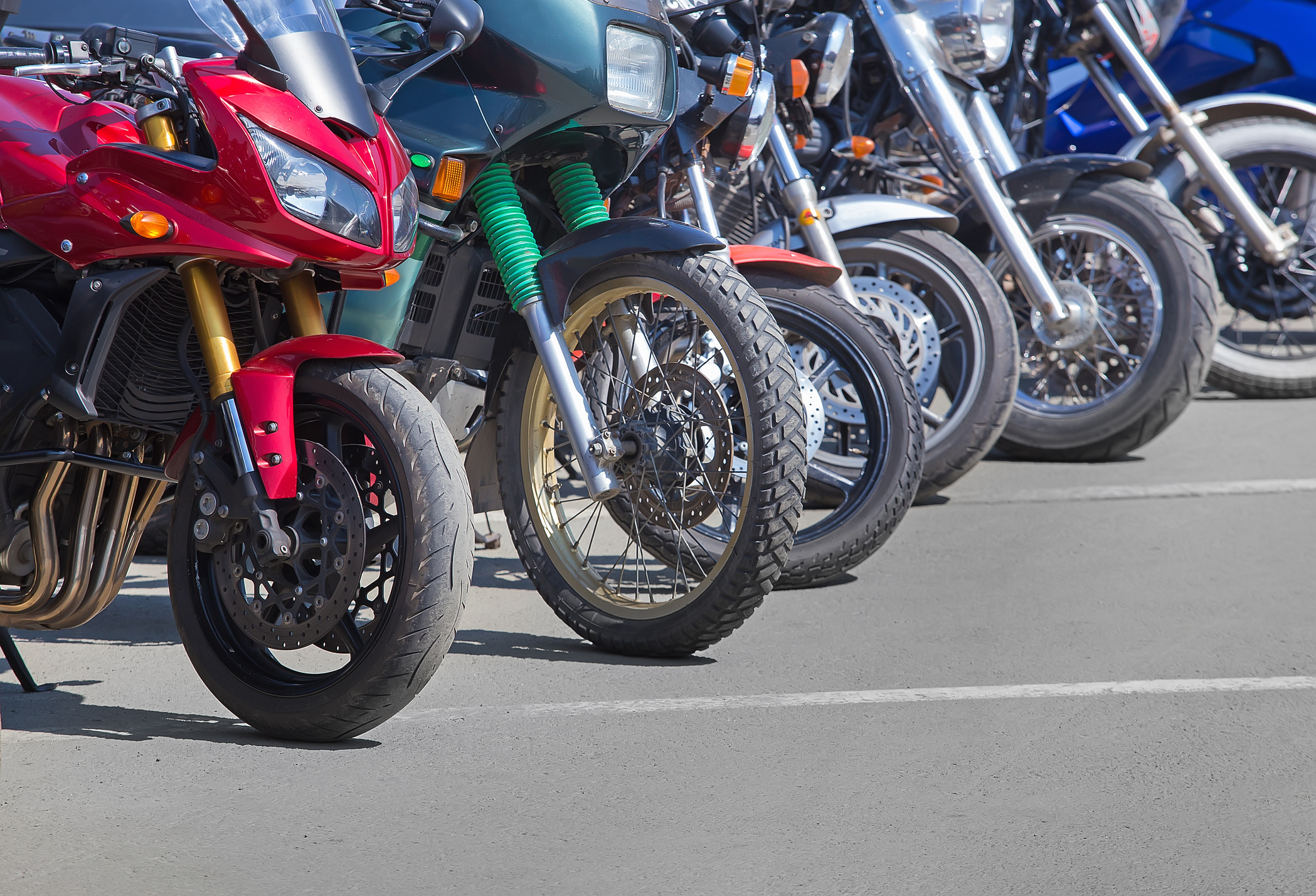 Plusieurs motos