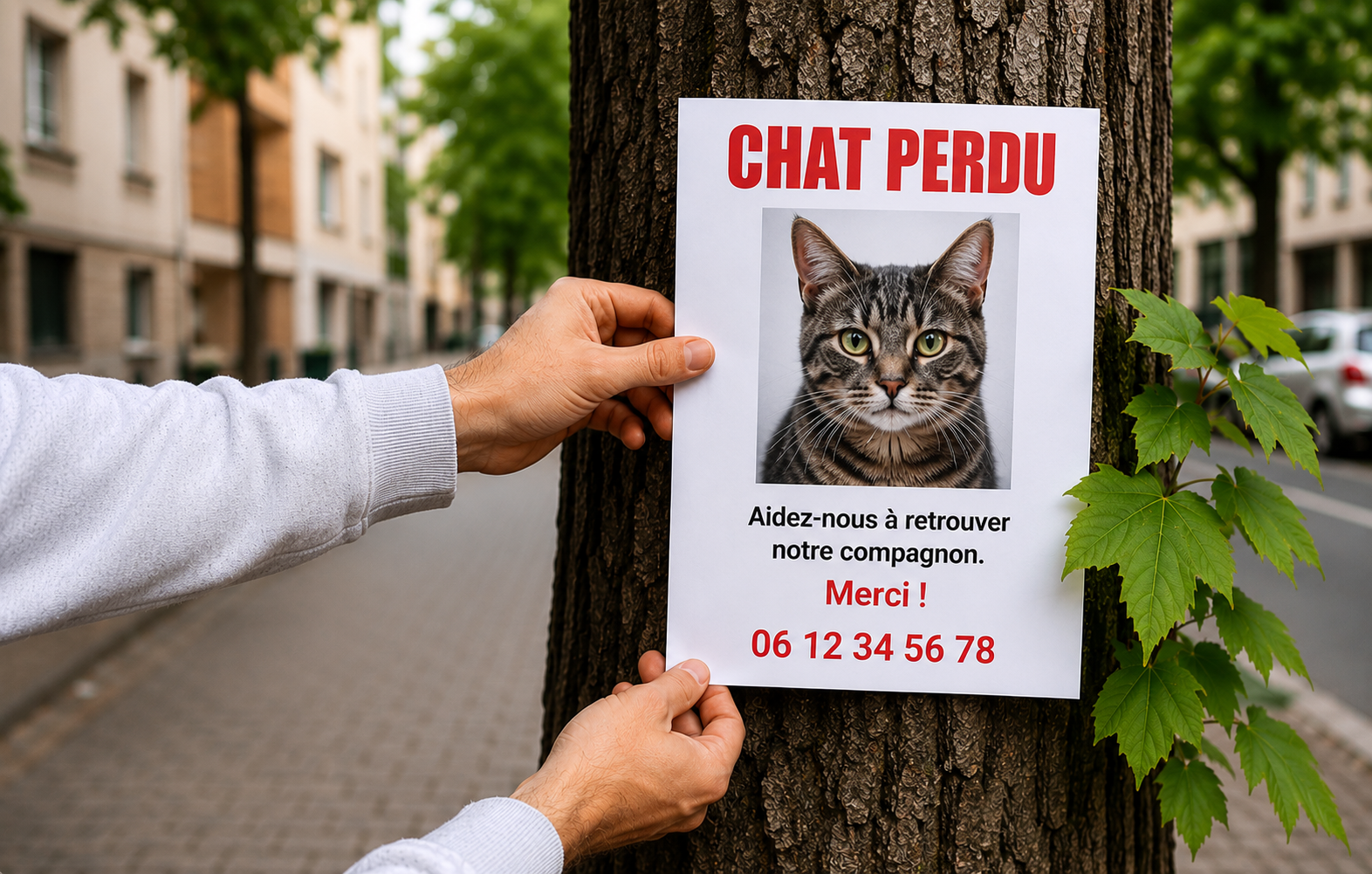 chat perdu